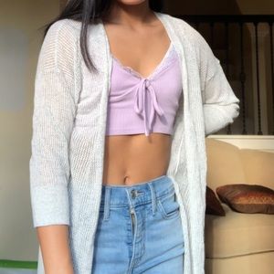 Cute Grey Cardigan from the Gap